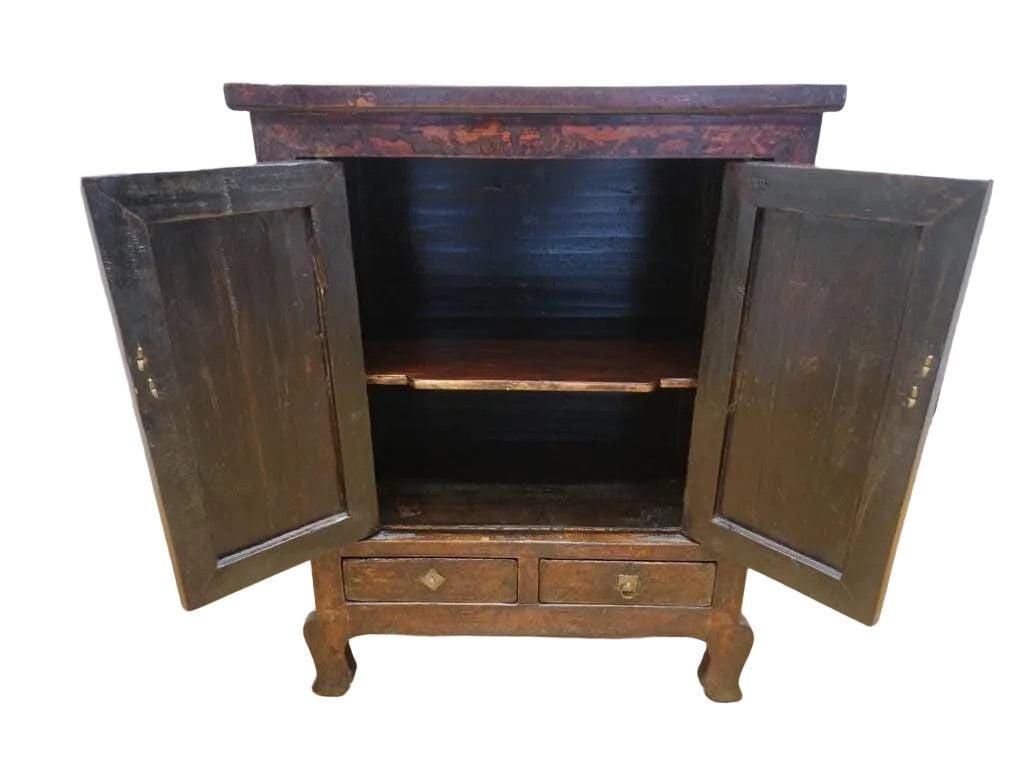 Antique Shanxi Province Elm Cabinet - 5