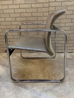 Mid Century Modern Herman Miller Glass Dining Table and 4 Chairs Newly Upholstered - 8