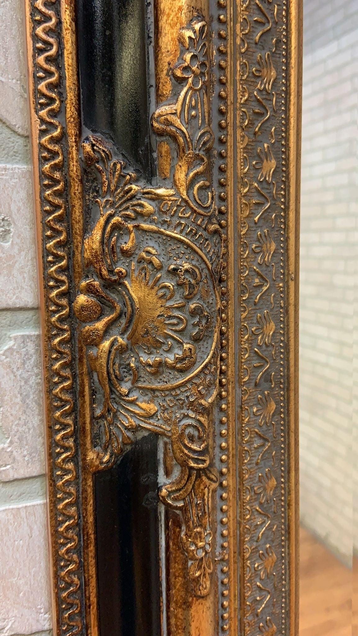 Vintage Colonial Baroque Style Wall Mirrors - Pair - 10