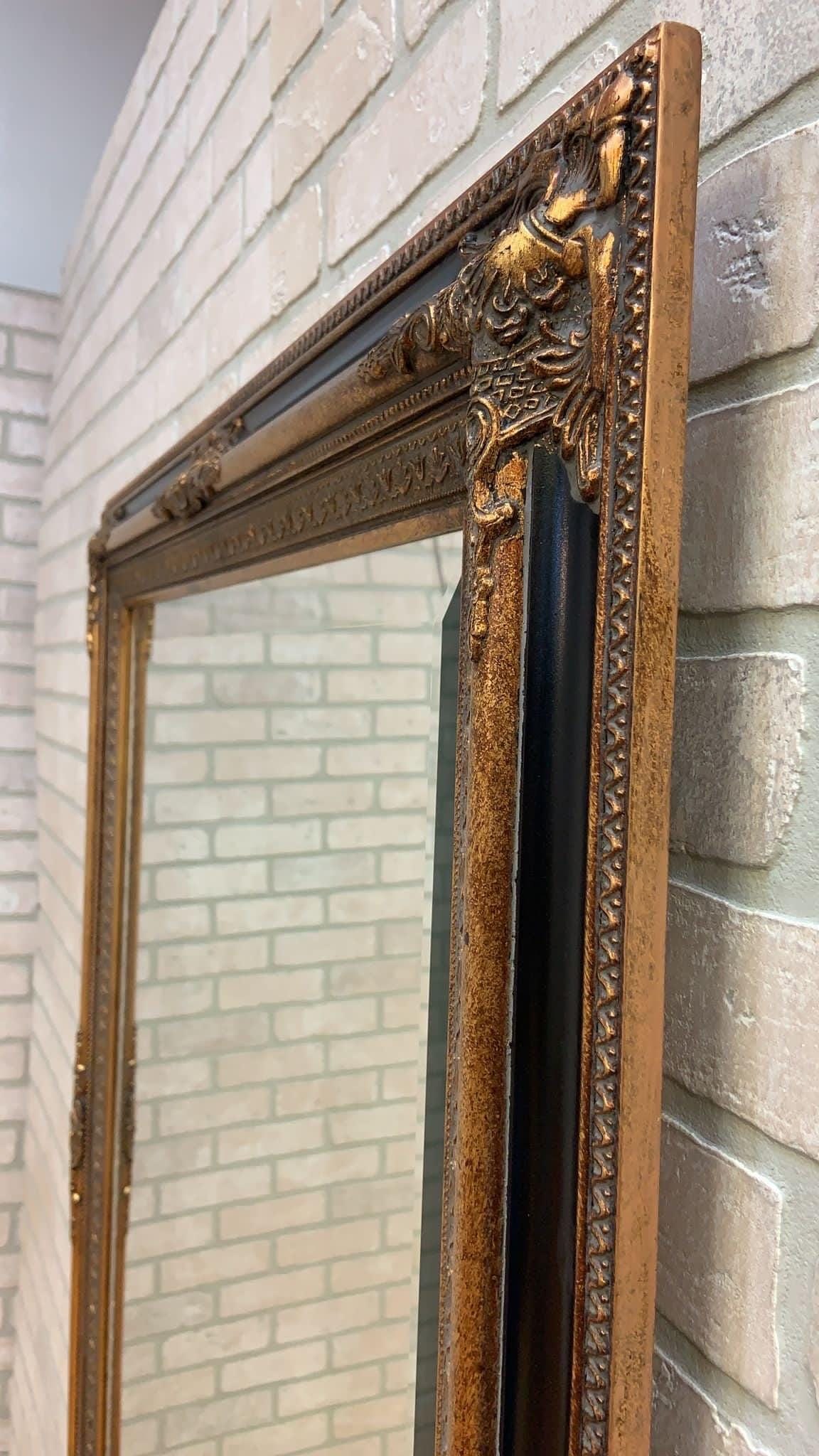 Vintage Colonial Baroque Style Wall Mirrors - Pair - 8