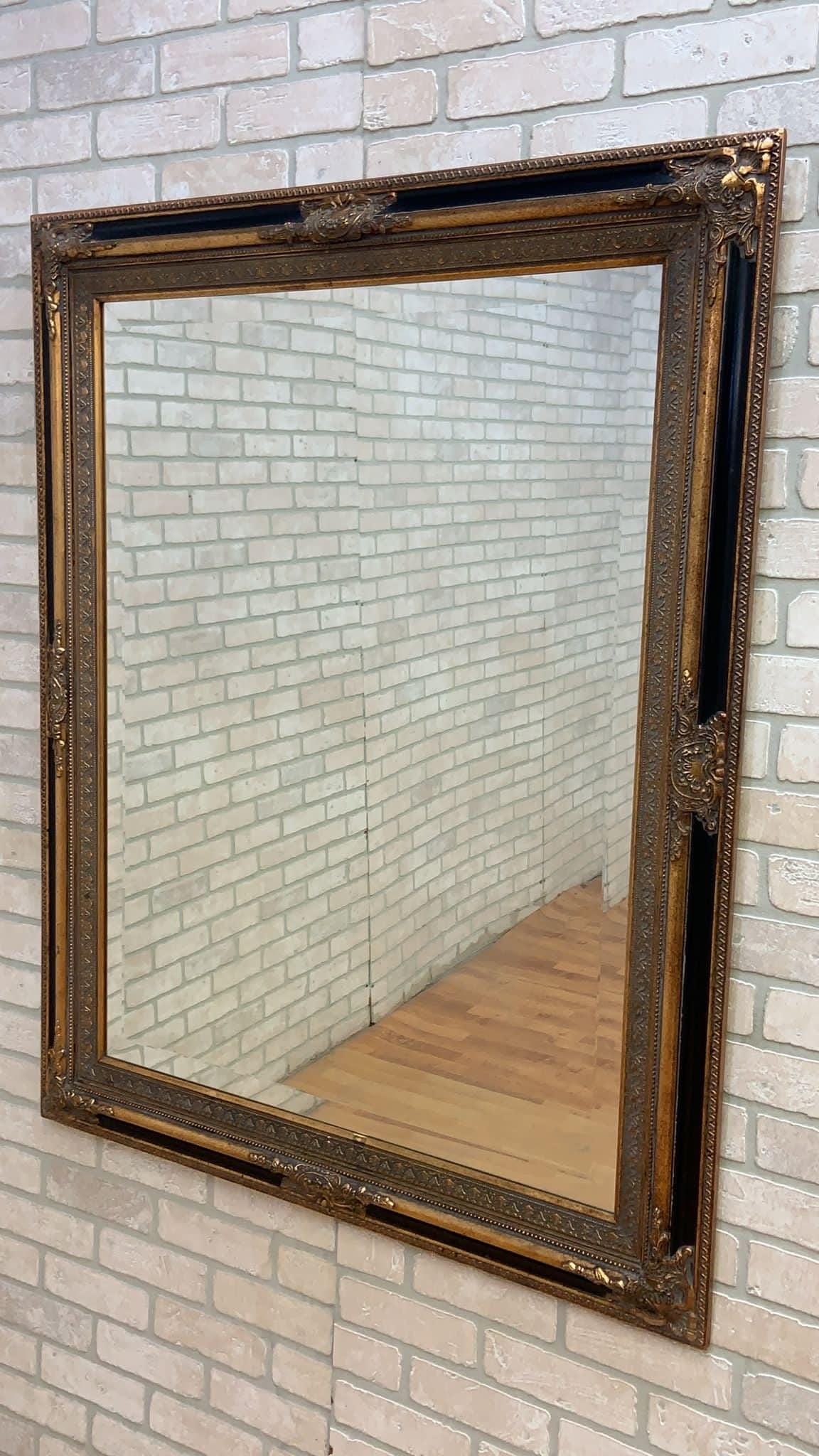 Vintage Colonial Baroque Style Wall Mirrors - Pair - 9