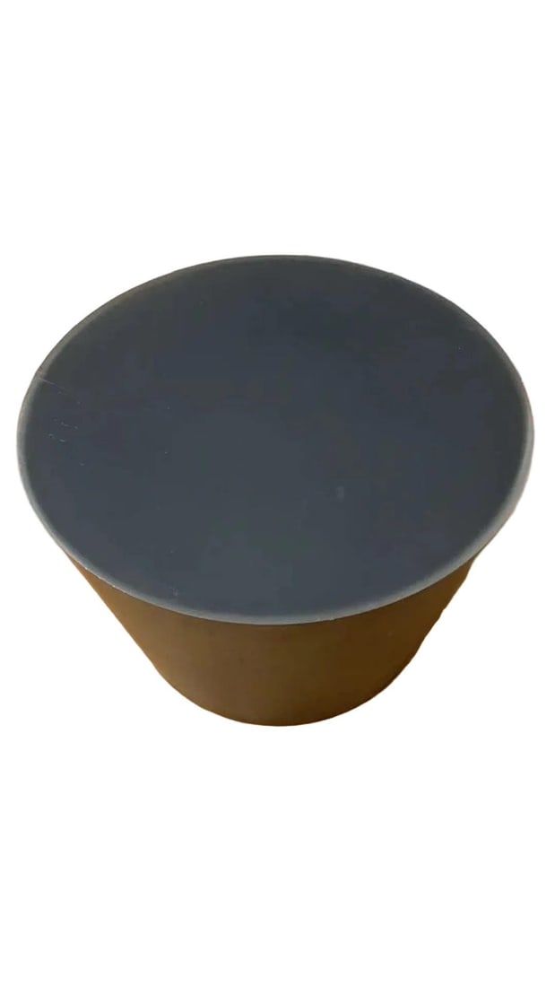 Vintage Modern Metal Drum Side Table - 2