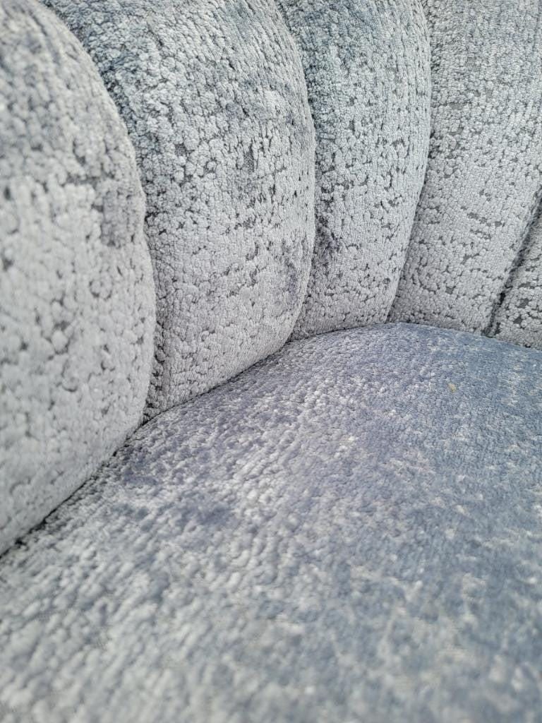 MCM Channel Back Swivel Lounge Chairs Newly Reupholstered - 6