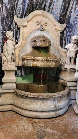 Antique Tuscan Stone Fountain - 7