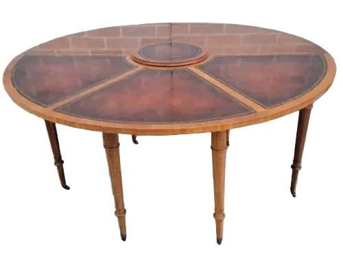 Federal Style Flip Top Demilune Table by Weiman (1 of 8)