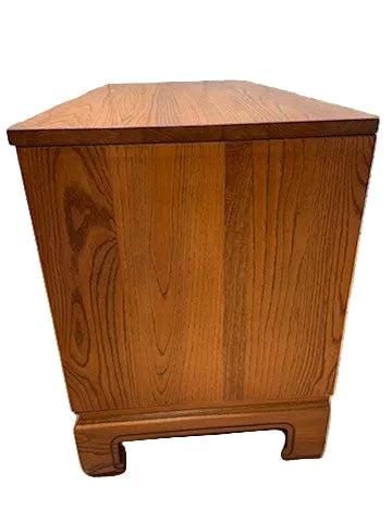 Vintage Chinoiserie Style Bedside Chest by Davis Cabinet Co - Pair - 7