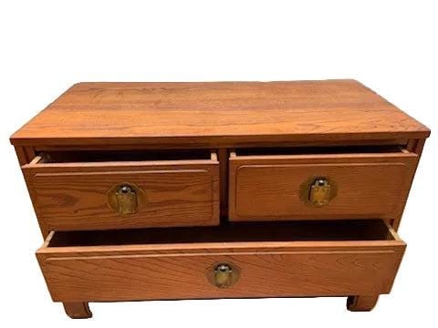 Vintage Chinoiserie Style Bedside Chest by Davis Cabinet Co - Pair - 8