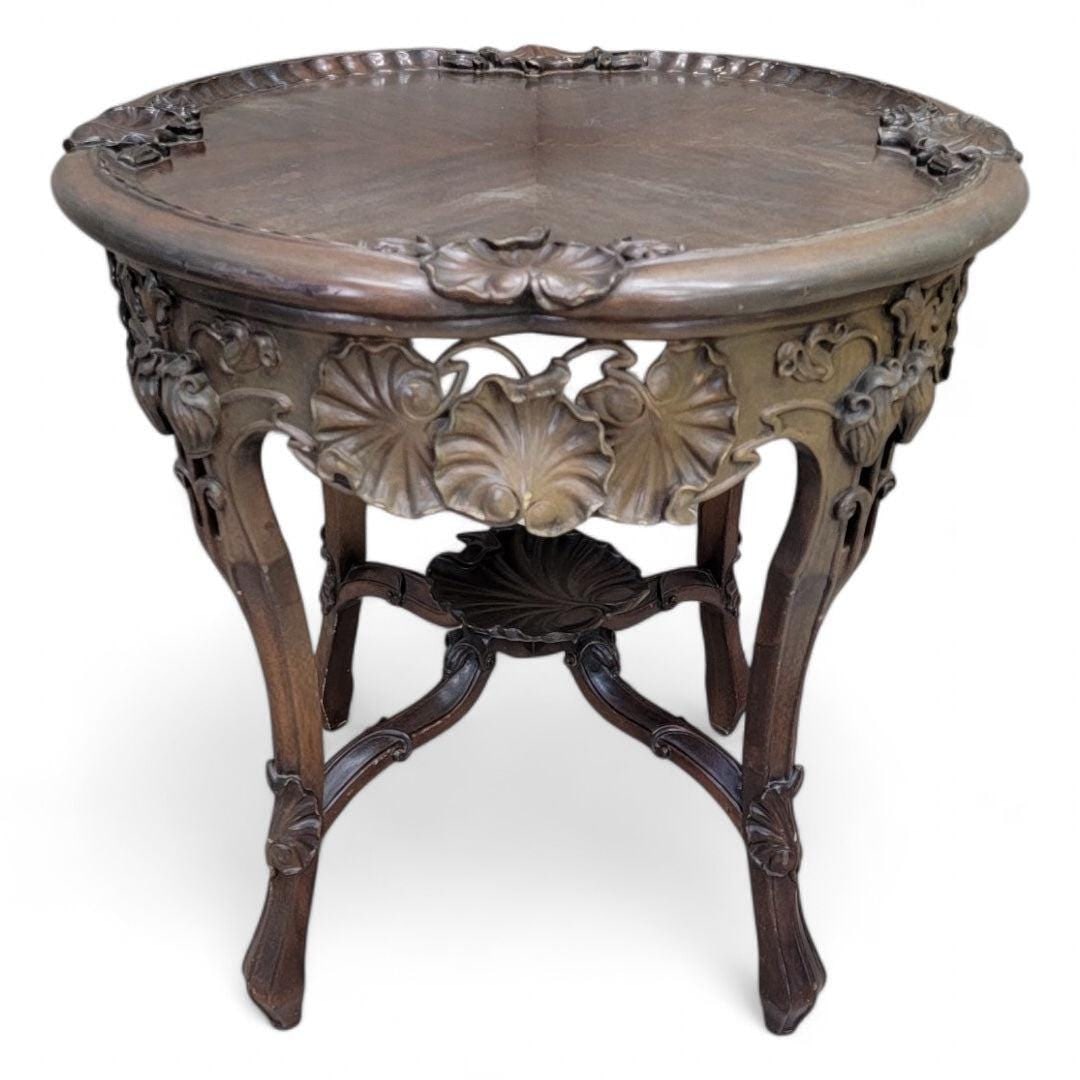 Antique French Art Nouveau Style Occasional Table (1 of 3)