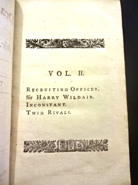 1736 Two Volume Set Plays of George Farquhar - 5