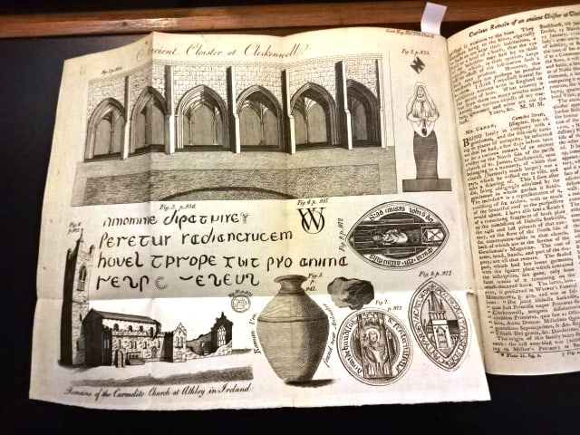 1785 Volume of Gentleman's Magazine Engravings History - 3