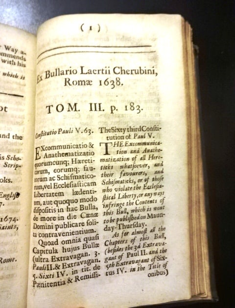 1714 Case Stated Church of Rome and Church of England - 2