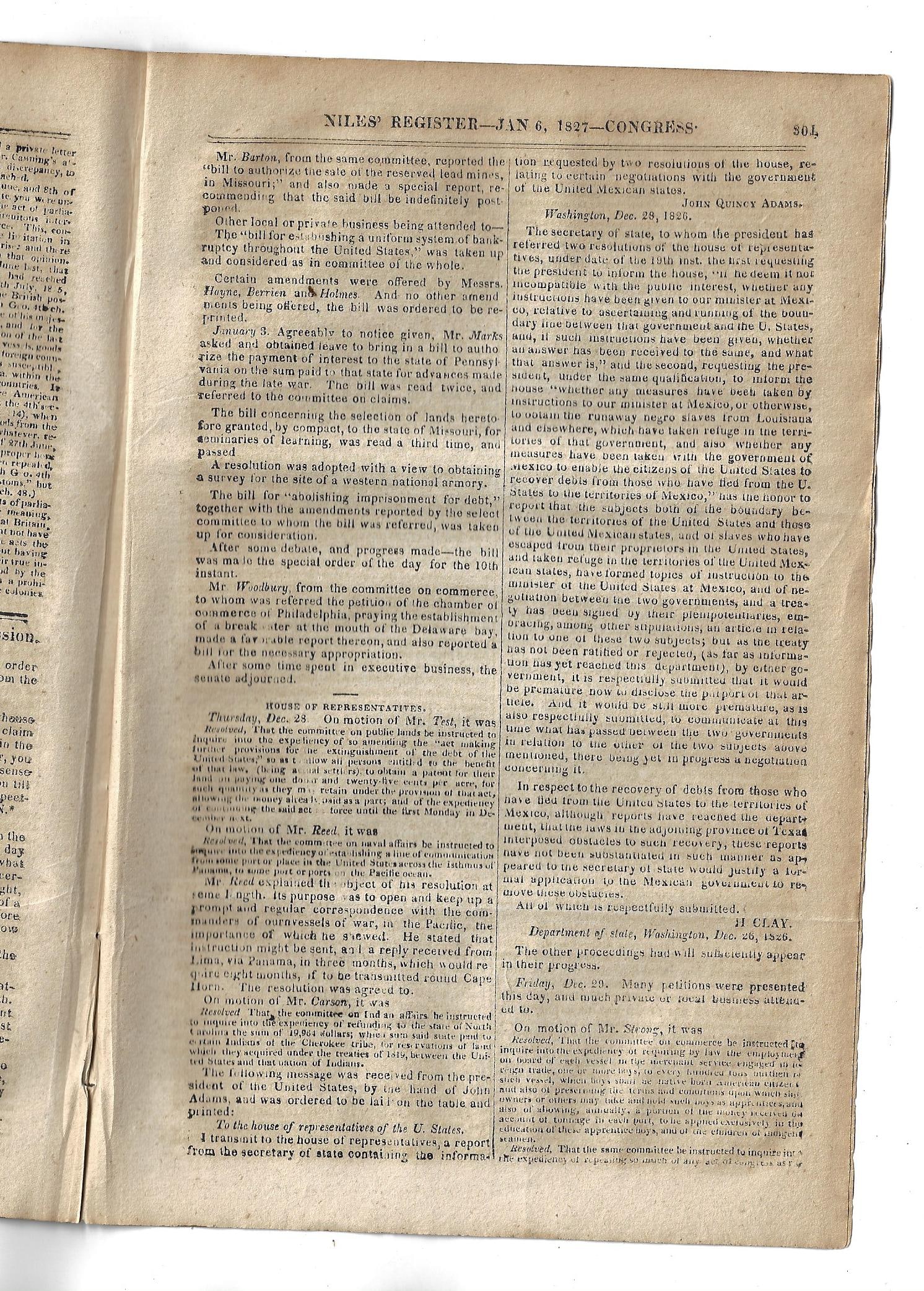 1827 Niles Weekly Runaway Slaves Pirates - 3