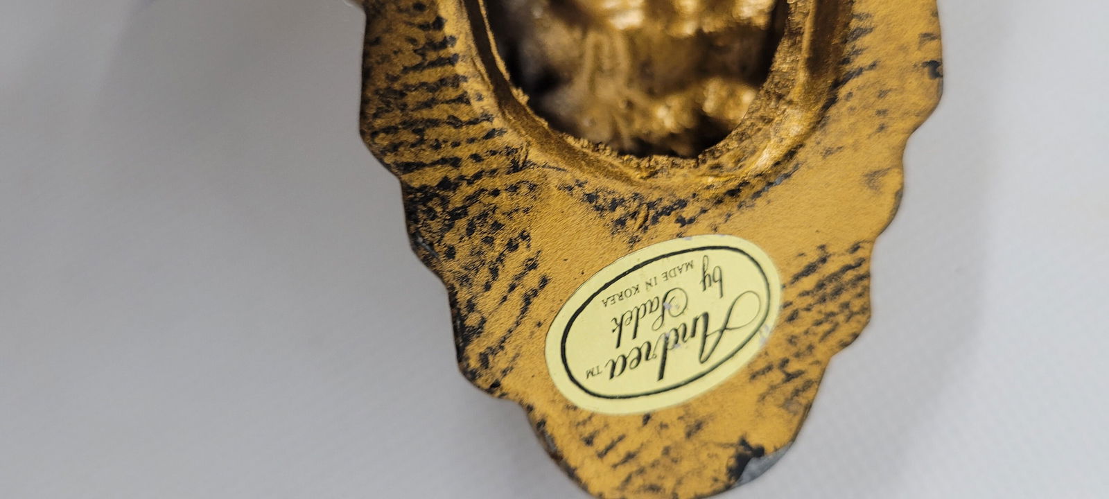 Vintage Wall Shelf Sconce Display Gold Gilt Metal Hollywood Regency Glam - 3