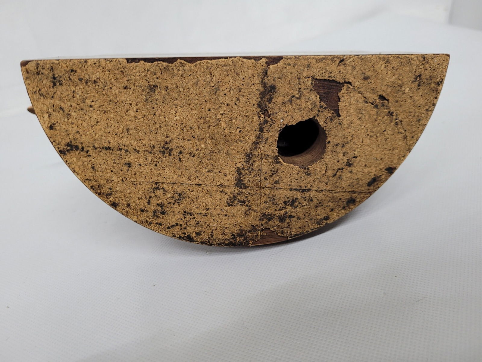 Vintage Copper Flying Goose Sculpture Art Deco Wood Base Mid-Century Style Bird Figurine 9.5” - 6