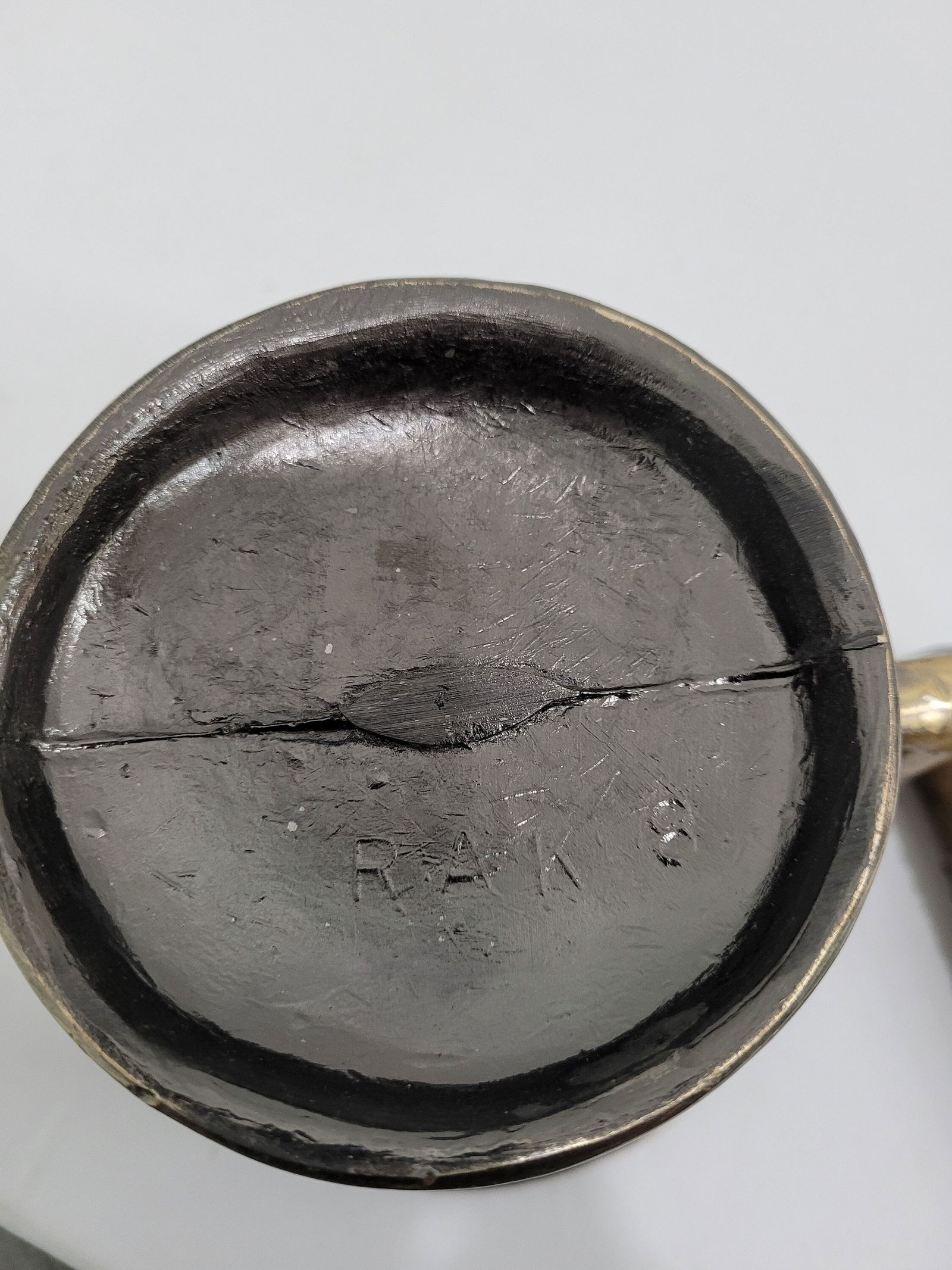 Vintage Brass Mortar and Pestle Classical Relief Old World Decor Library Shelf Accent Herbal Display - 2