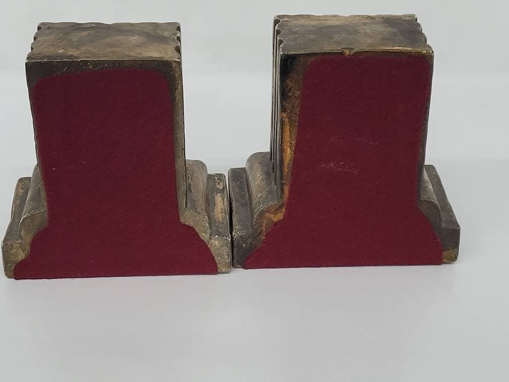 Vintage Michelangelo Buonarroti Bookends Chalkware Plaster Grand Tour Neoclassical Library Decor - 6