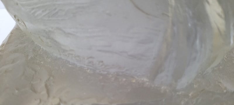 1970s Lucite Acrylic Bust Sculpture Textured Resin Female Head |Modernist Brutalist Decor Vintage - 8