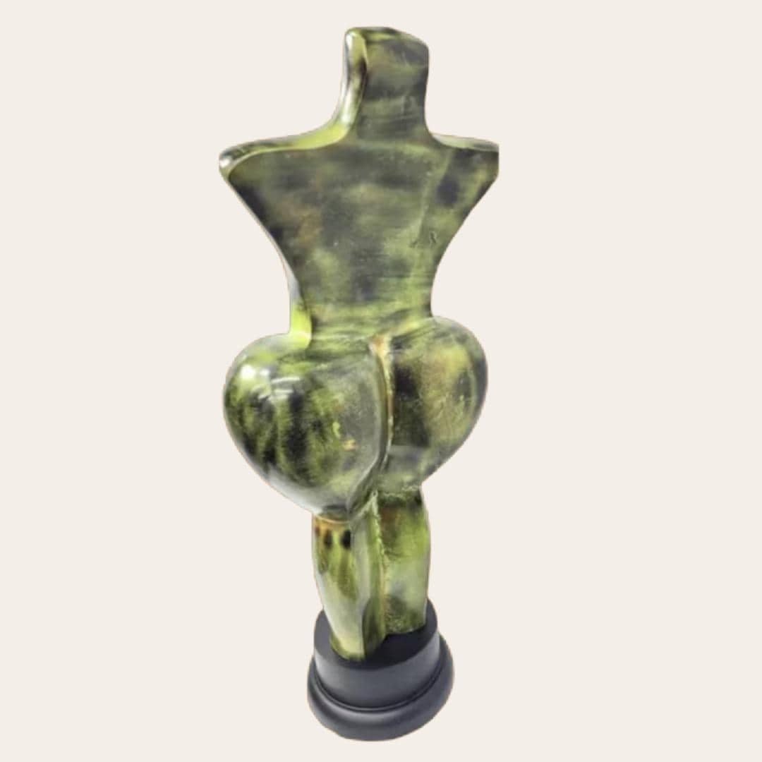 30” Tall Sculptural Female Torso Large Modern Decorative Figure Statement Floor or Pedestal - 2