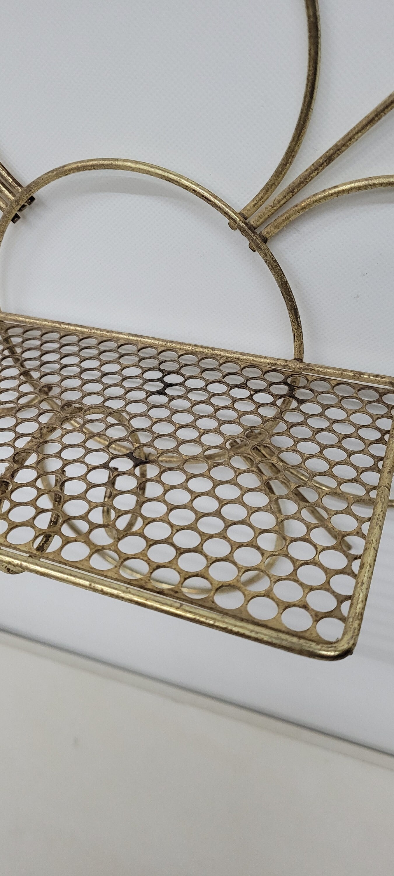 Vintage Wall Shelf Mid Century Modern Abstract Flower Atomic Mategot Style - 2