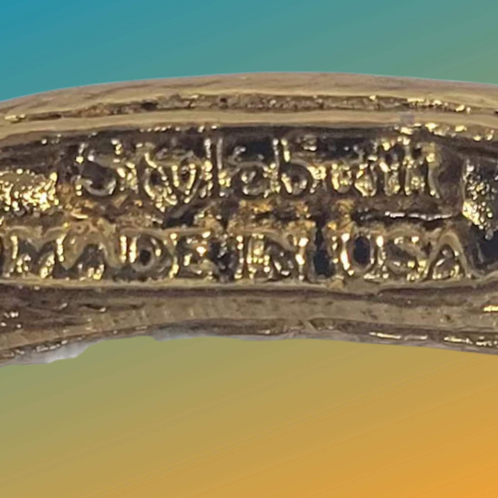 Vintage Gold Gilt Clam Shell Soap Dish Hollywood Regency Stylebuilt Vanity Decor - 4