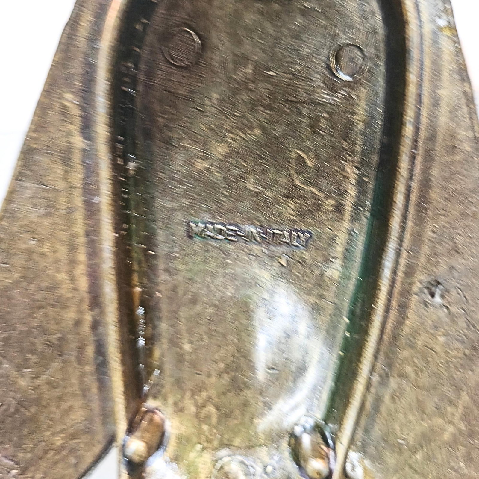 Italian Brass Fly Catchall Dish, Vintage Insect Ashtray, MCM Hollywood Regency Decor, Vanity Desk - 4