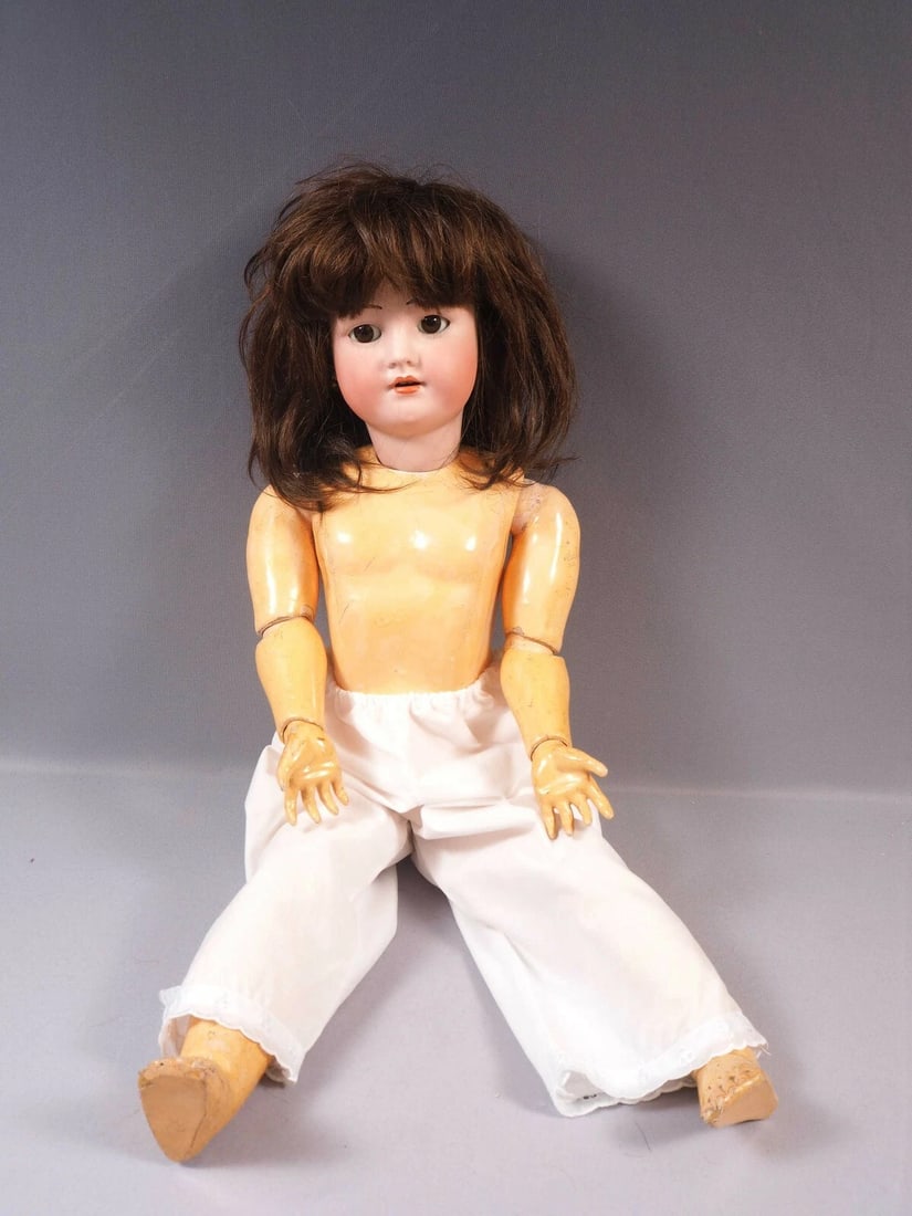 SIMON & HALBIG HEINRICH HANDWERCK doll Germany Bisque 30" 77 cm Bisque Antique - 6