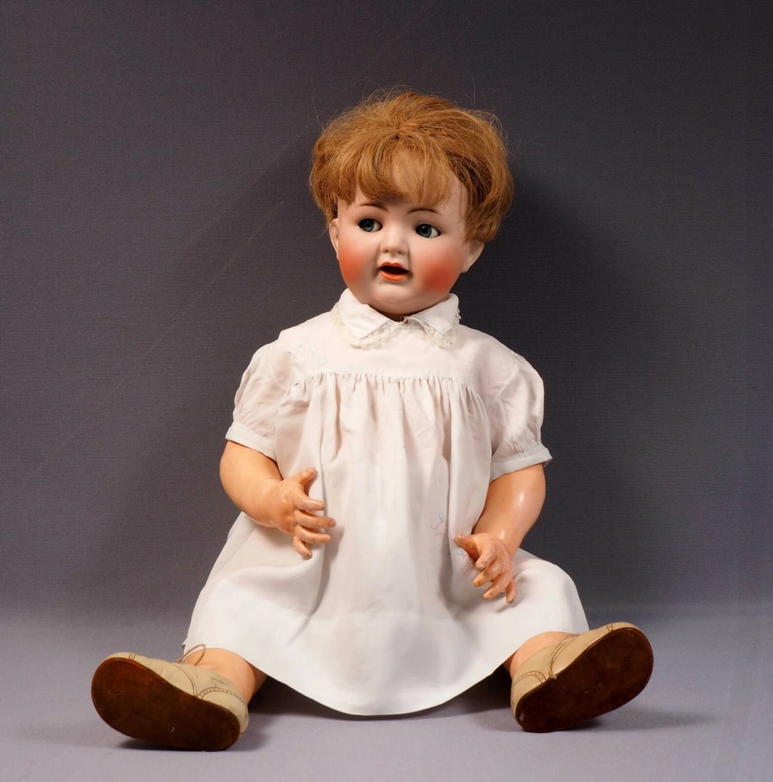 SIMON & HALBIG K Star R 126 Baby Doll Germany Bisque Flirty eyes LARGE 60 cm 24" - 5