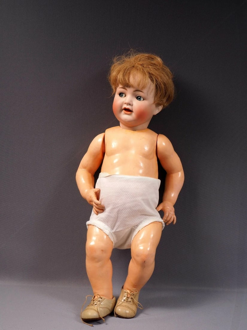 SIMON & HALBIG K Star R 126 Baby Doll Germany Bisque Flirty eyes LARGE 60 cm 24" - 6