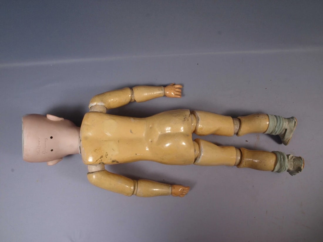 Antique Kestner Kley Hahn WALKURE doll Germany Bisque 31" Antique Huge - 10