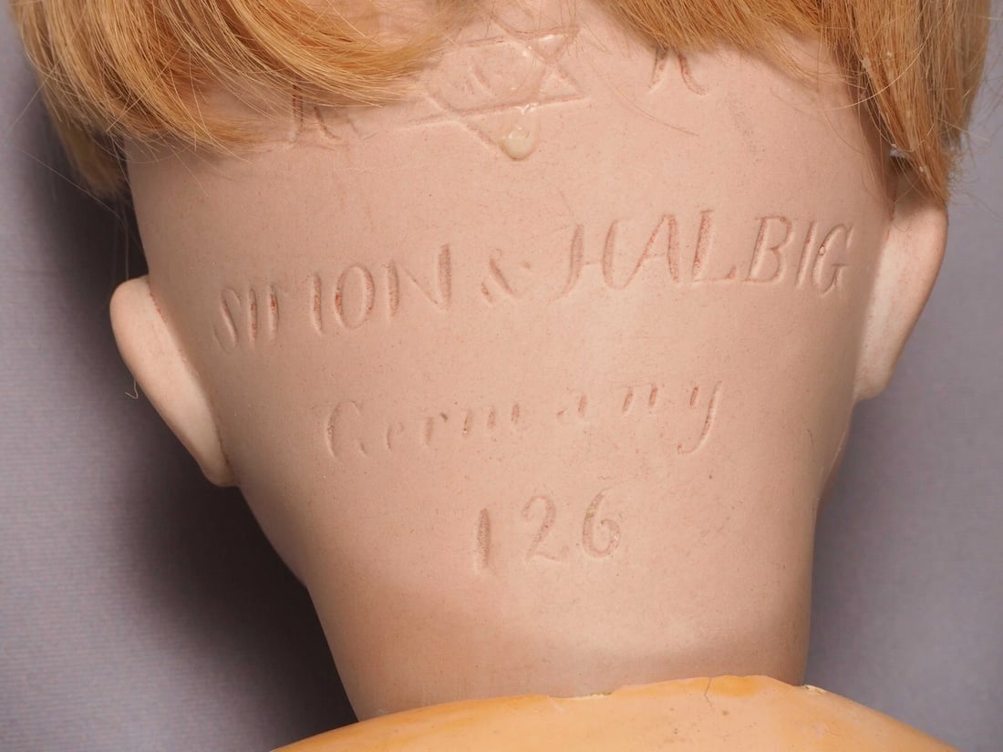 SIMON & HALBIG Kammer Reinhardt 126 Baby Doll Germany Bisque Composition LARGE - 6