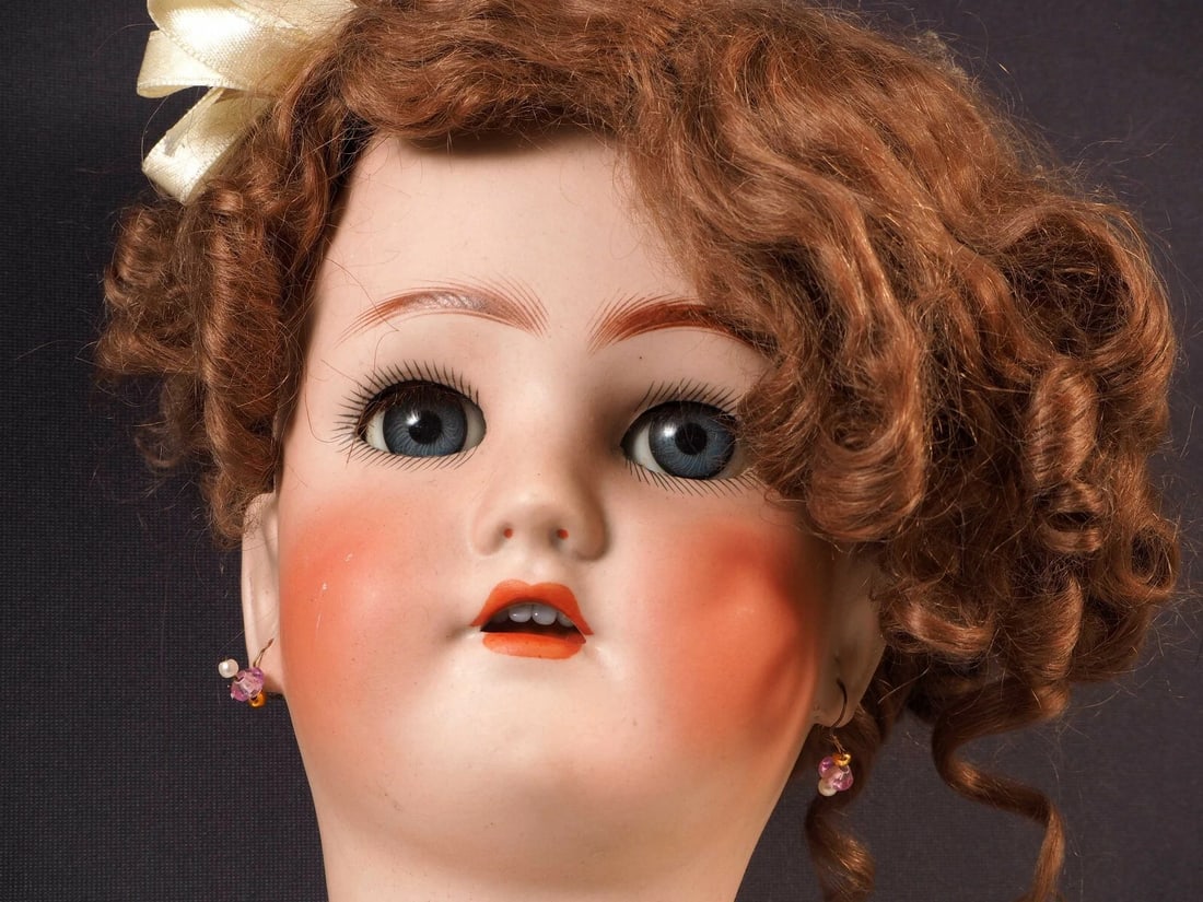 HEINRICH HANDWERCK SIMON & HALBIG doll Germany Bisque 26" Bisque Antique - 3