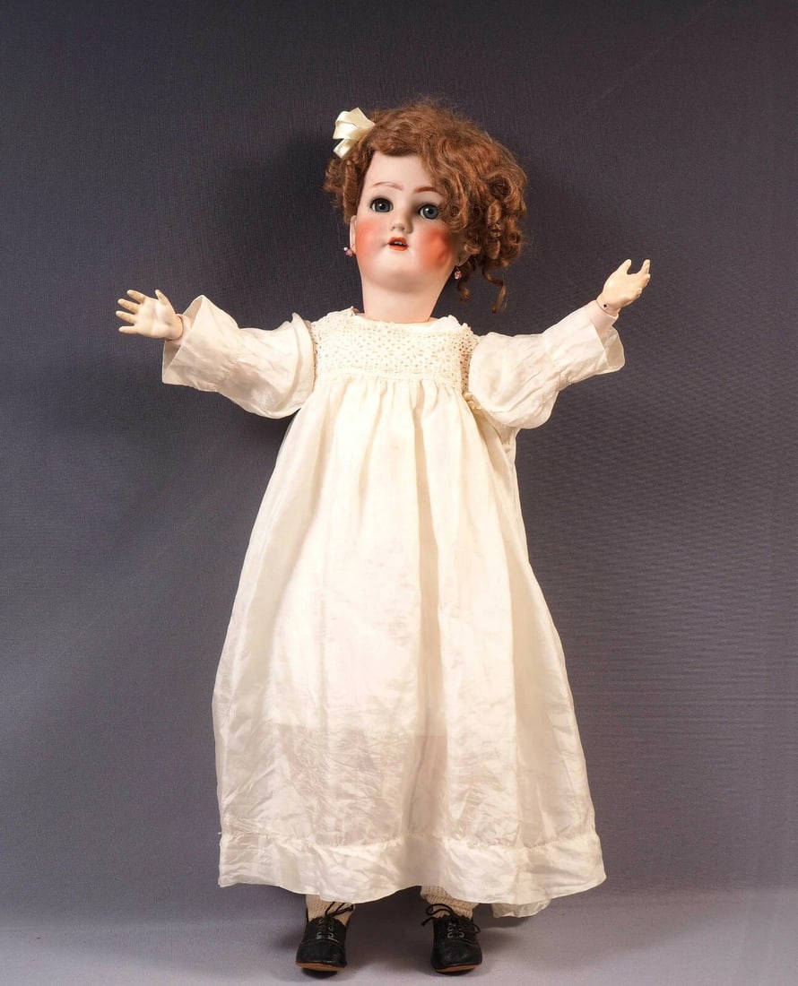 HEINRICH HANDWERCK SIMON & HALBIG doll Germany Bisque 26" Bisque Antique - 4