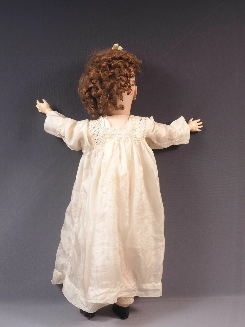 HEINRICH HANDWERCK SIMON & HALBIG doll Germany Bisque 26" Bisque Antique - 6