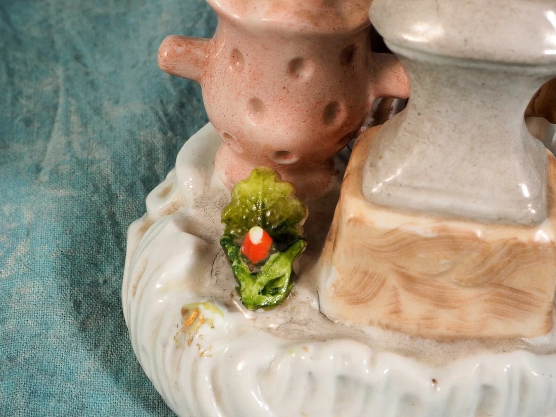 Meissen Johansen Roth JR Porcelain Boy Figurine Blacksmith Antique UNUSUAL - 5