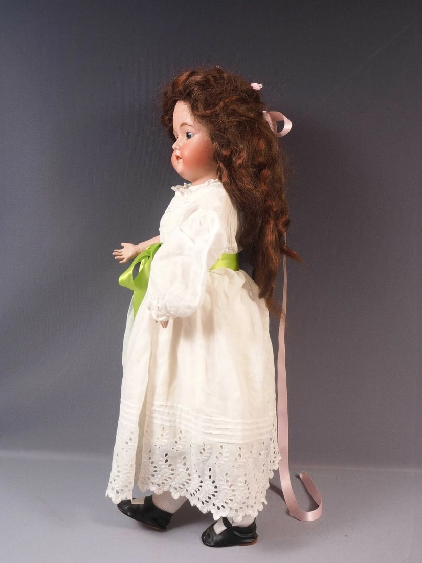 C.M. BERGMANN Doll Germany Bisque Composition 26" Antique A. 10 M. - 4