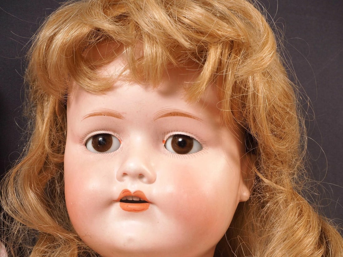 C.M. BERGMANN WALTERSHAUSEN 1916 Doll Germany Bisque Composition 25" Antique - 2