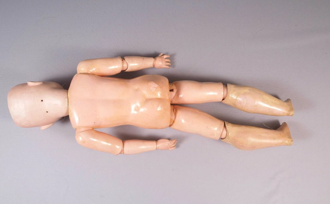 C.M. BERGMANN WALTERSHAUSEN 1916 Doll Germany Bisque Composition 25" Antique - 6