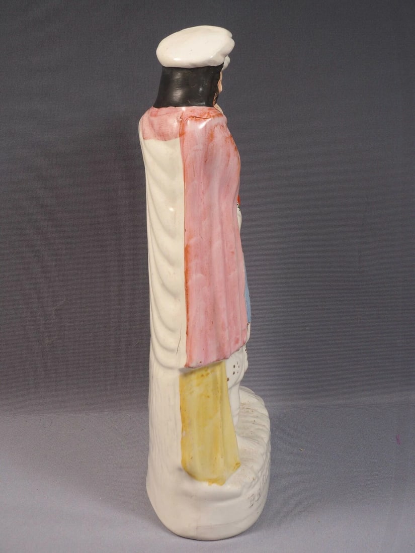 STAFFORDSHIRE FIGURINE PRODIGAL'S RETURN 19 century LARGE RARE Victorian - 6