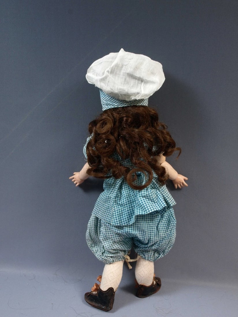 Morimura Brothers Nippon Japan Bisque Head Composition German-body DOLL Antique - 5