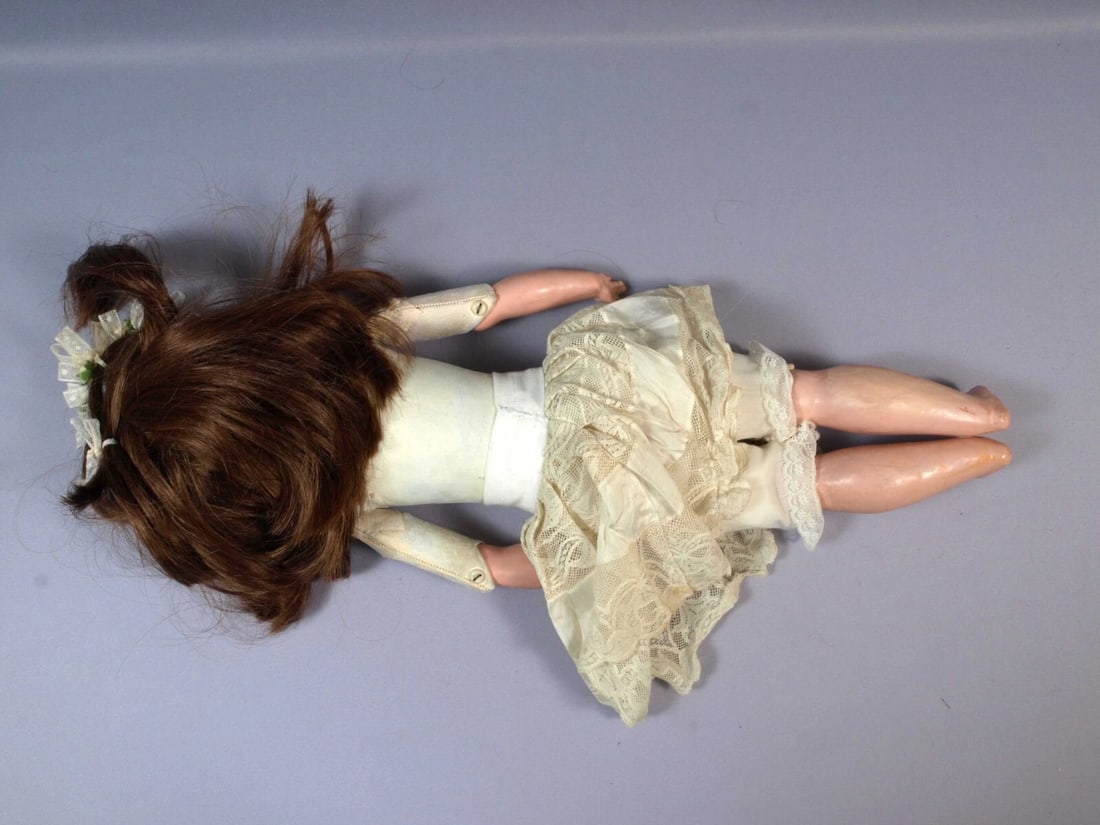 ARMAND MARSEILLE Doll Bisque Head Composition Cloth Body Antique Germany - 9