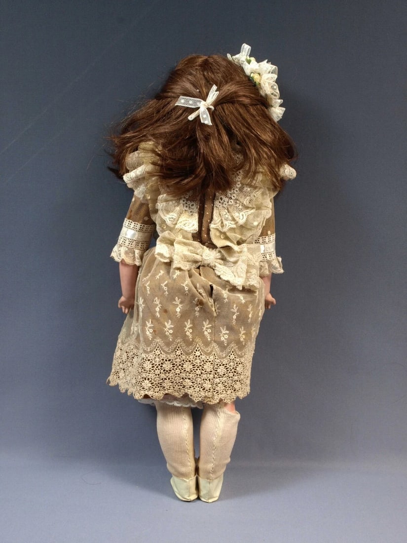 ARMAND MARSEILLE Doll Bisque Head Composition Cloth Body Antique Germany - 3