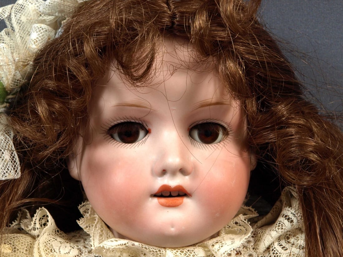 ARMAND MARSEILLE Doll Bisque Head Composition Cloth Body Antique Germany - 4