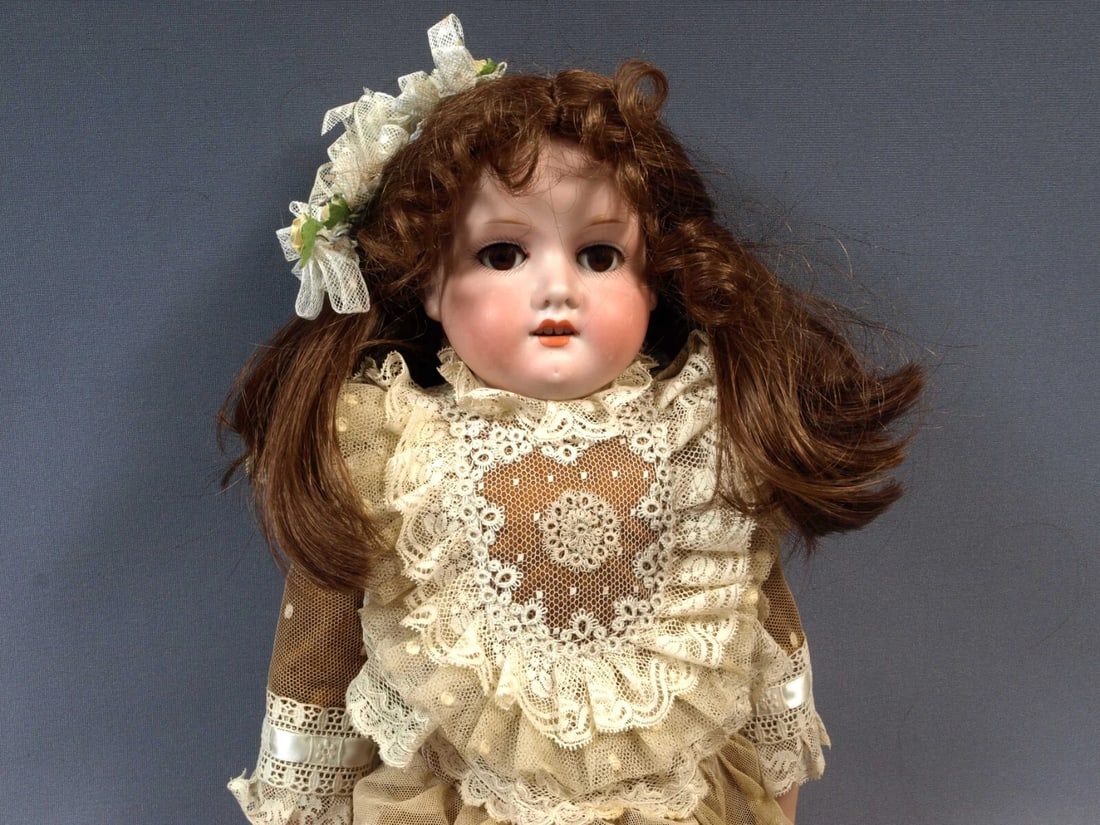 ARMAND MARSEILLE Doll Bisque Head Composition Cloth Body Antique Germany - 5