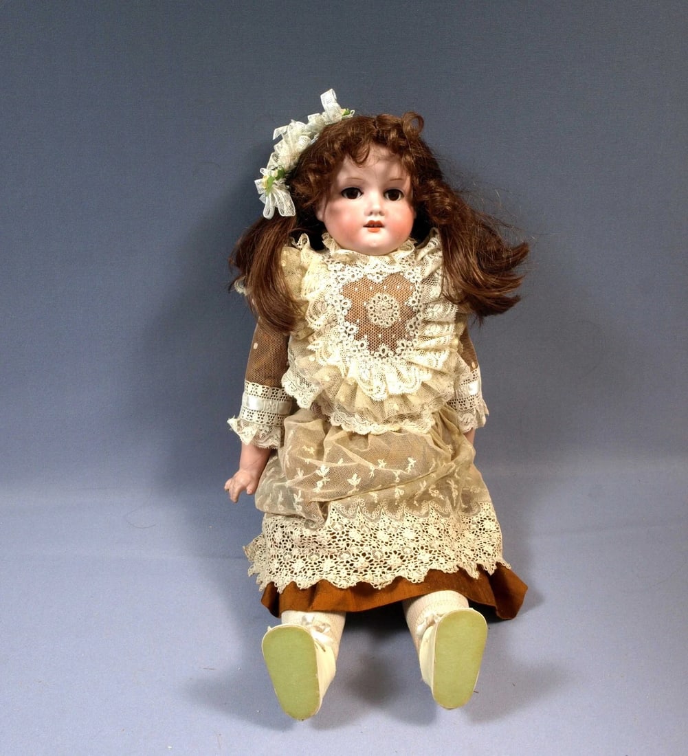 ARMAND MARSEILLE Doll Bisque Head Composition Cloth Body Antique Germany - 6