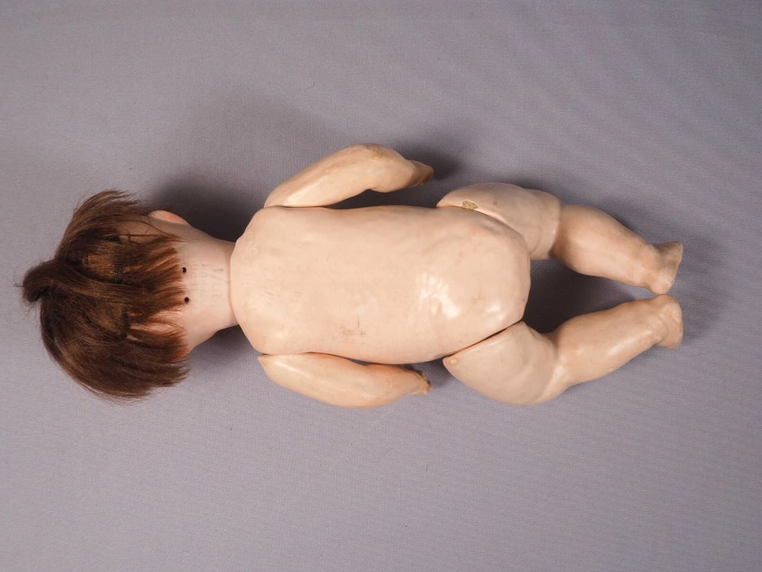 Matsuya Nippon Japan Bisque Head Composition BABY Doll Antique RARE - 6