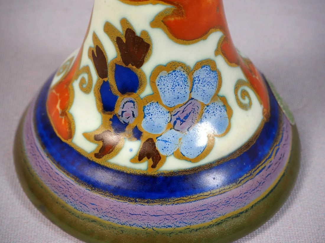 Gouda PZH Royal Zuid-Holland Candle Holder Stick CAMELIA c.1950 Vintage - 3