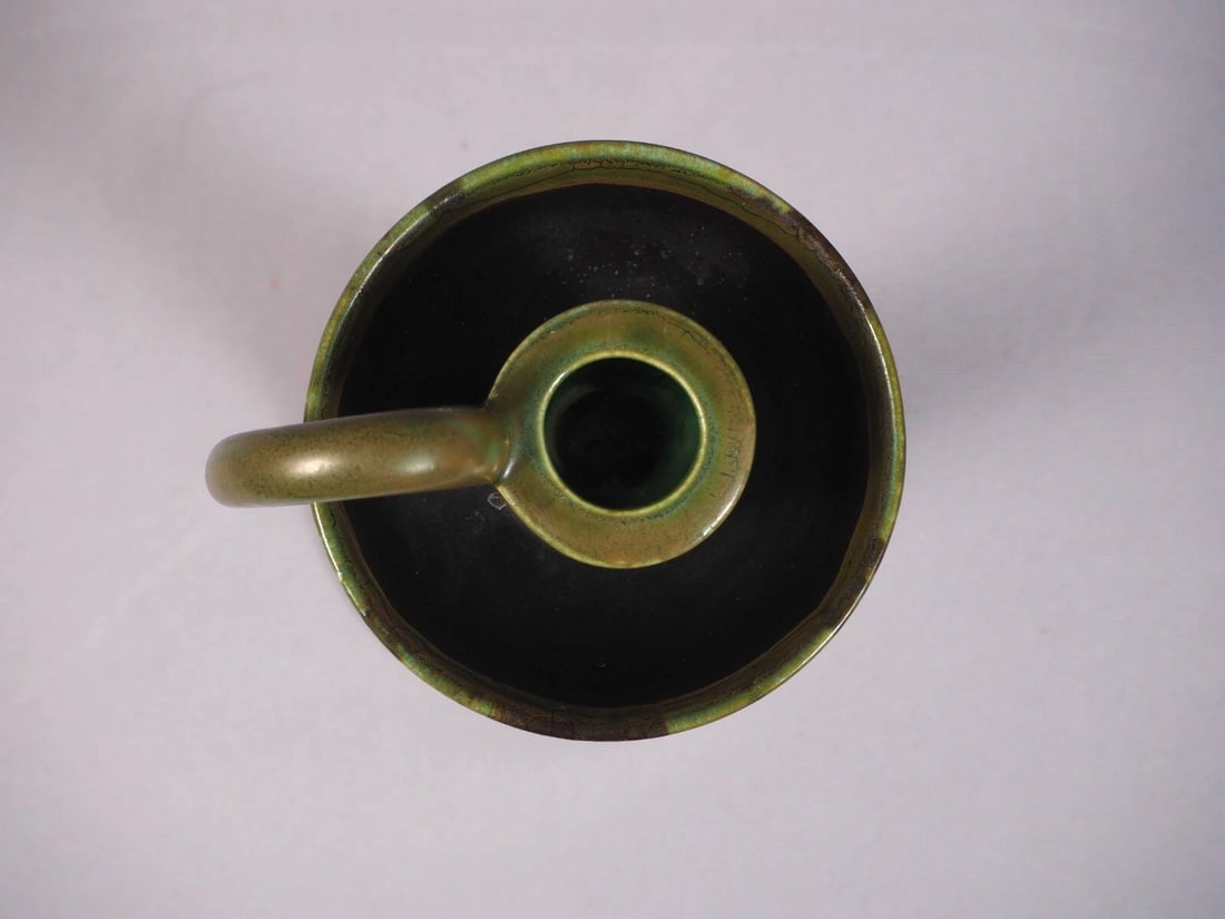 Gouda PZH Royal Zuid-Holland Candle Holder Stick CAMELIA c.1950 Vintage - 6