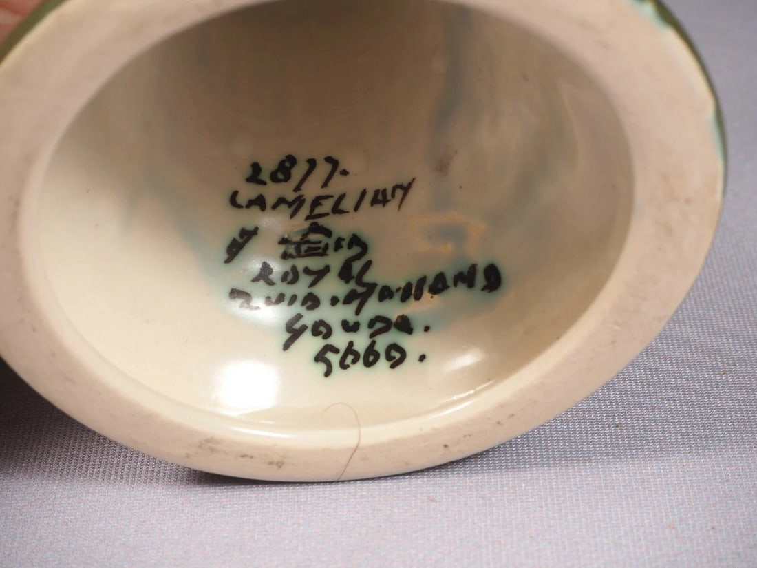 Gouda PZH Royal Zuid-Holland Candle Holder Stick CAMELIA c.1950 Vintage - 8