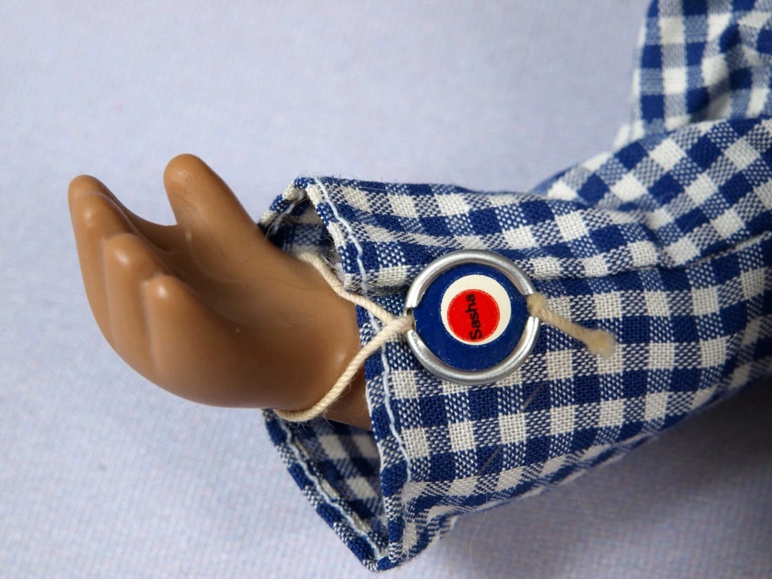 Sasha Baby Doll Dark Hair Vintage England 12" 508 Original tag - 5