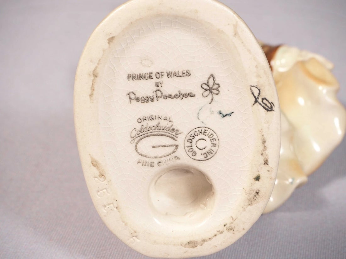 Vintage Goldscheider Everlast Figurine Prince of Wales Figurine by Peggy Porcher - 5